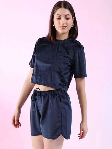 Women's Solid Co-ord Set