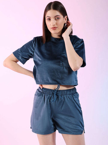 Women's Solid Co-ord Set