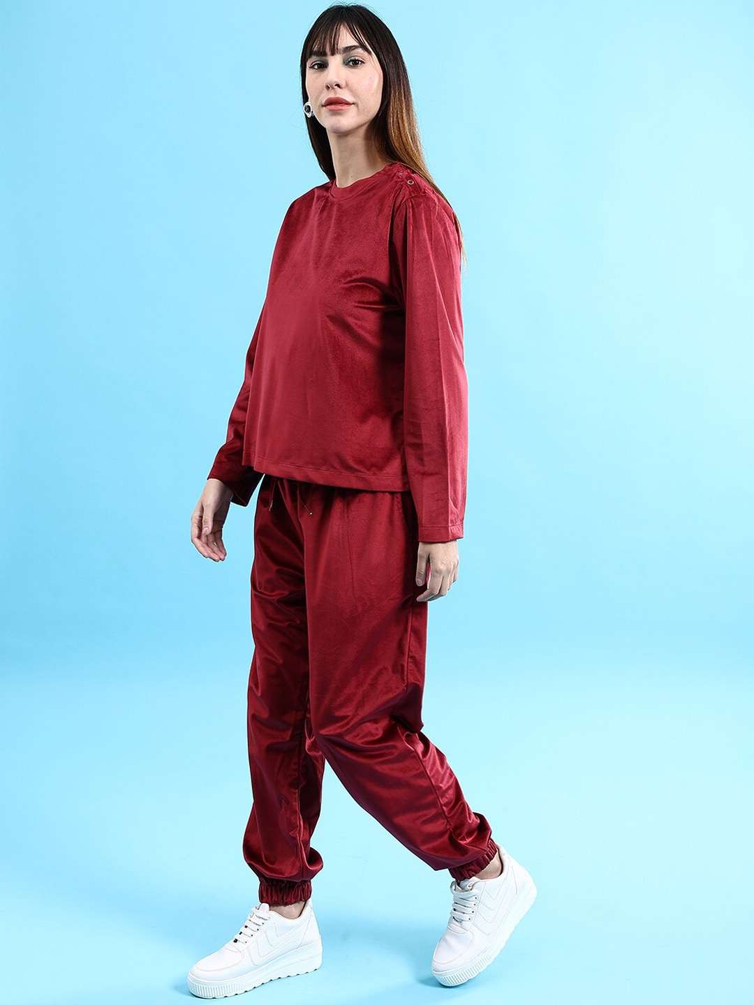 Women's Solid Co-ord Set