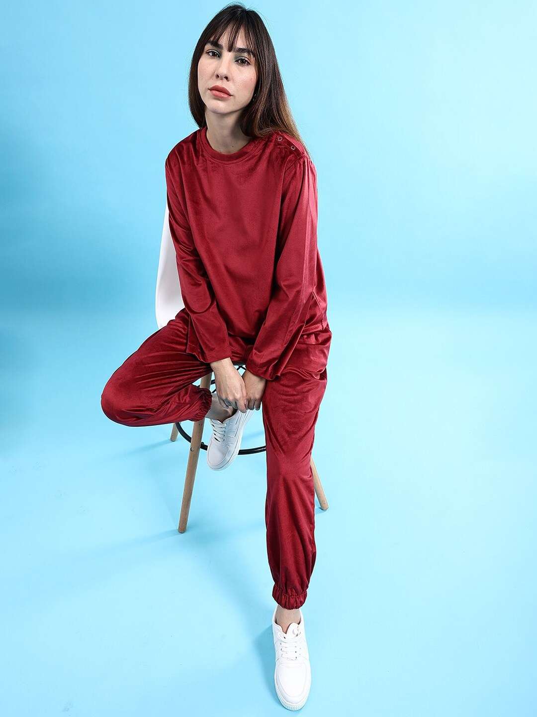 Women's Solid Co-ord Set