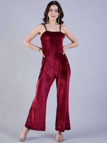 Women's Solid Jumpsuit