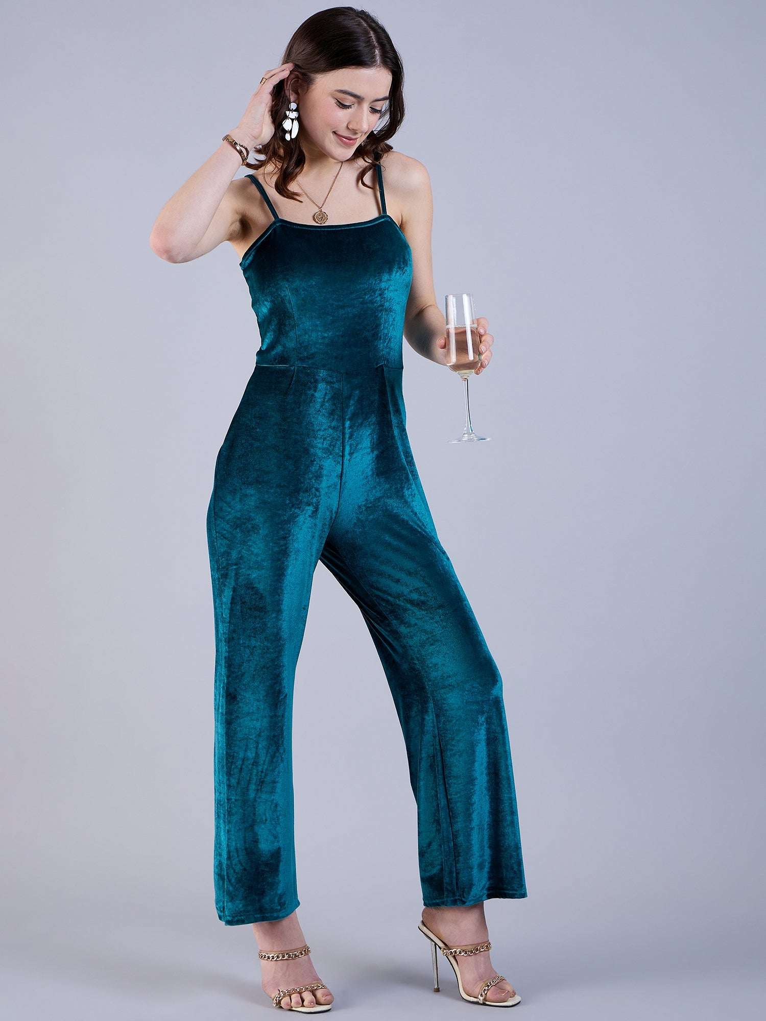 Women's Solid Jumpsuit
