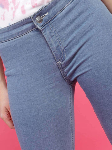 Women's Solid Jeans