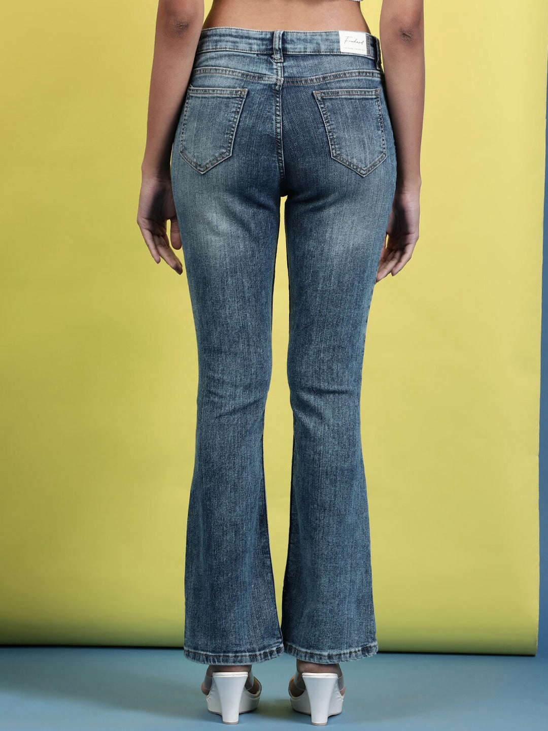 Women's Clean Look Bootcut Jeans