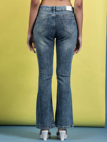 Women's Clean Look Bootcut Jeans