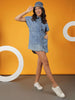Women's Tiered Denim Flare Dress