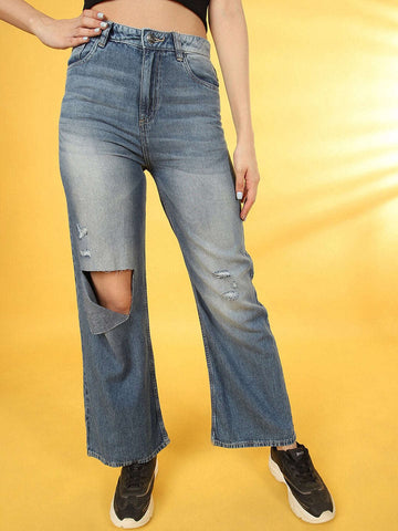 Women's Solid Jeans
