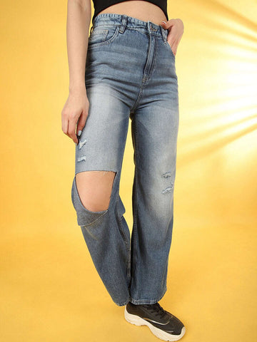 Women's Solid Jeans