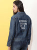 Women's Back Printed Jacket