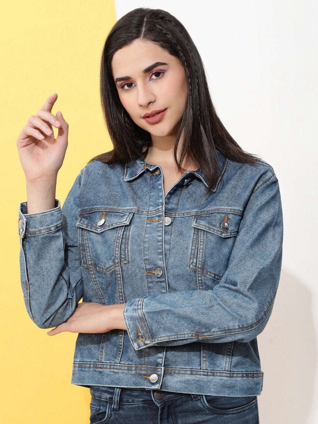 Women's Back Printed Jacket