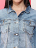 Women's Solid Denim Jacket