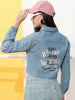 Women's Back Printed Jacket