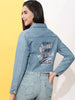 Women's Back Printed Jacket