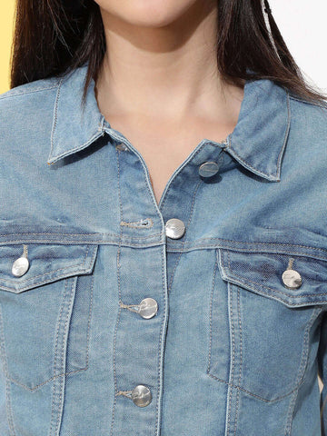 Women's Back Printed Jacket