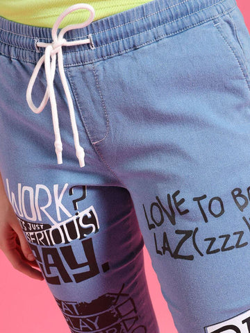 Women's Denim Jogger