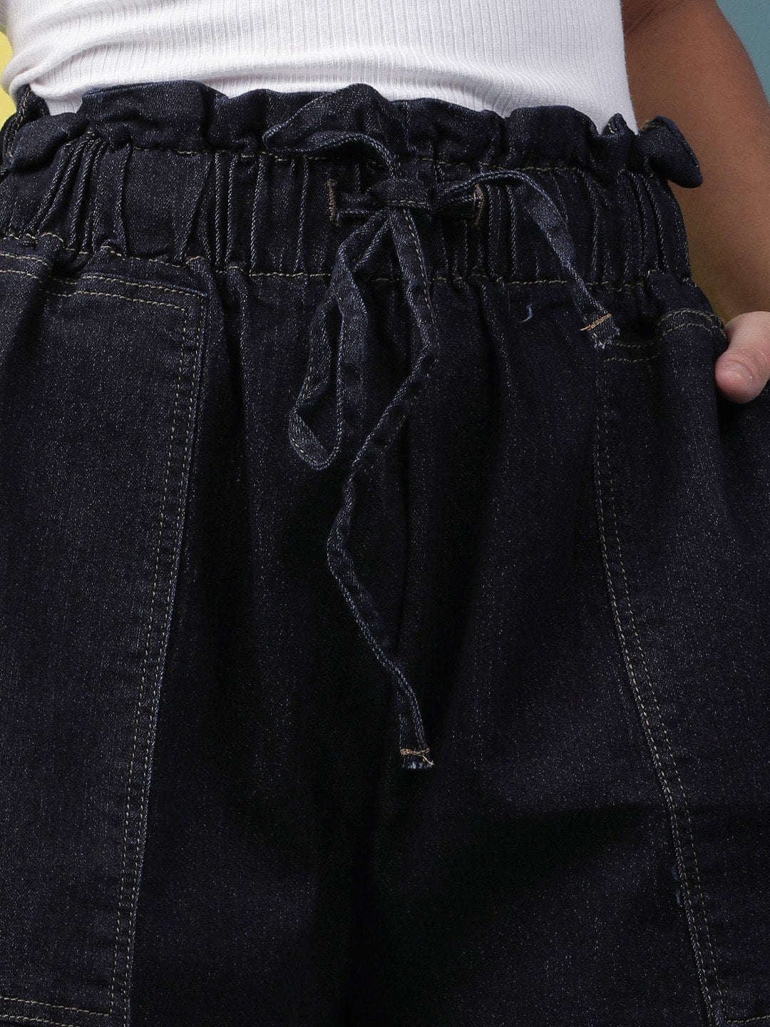 Women's Paperbag High Waist Shorts