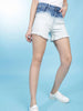 Women's Mid-Waist 2 Tone Shorts