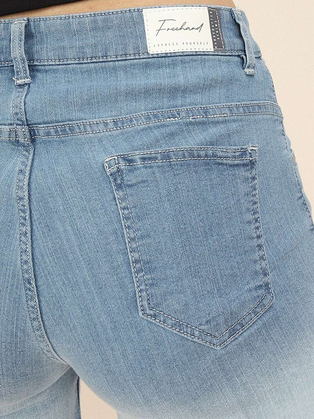 Women's High-Waist 2 Tone Shorts