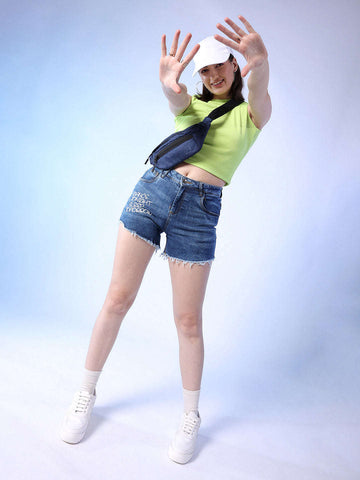 Women's Solid Shorts