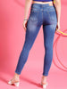 Women's Distressed Skinny Fit Jeans