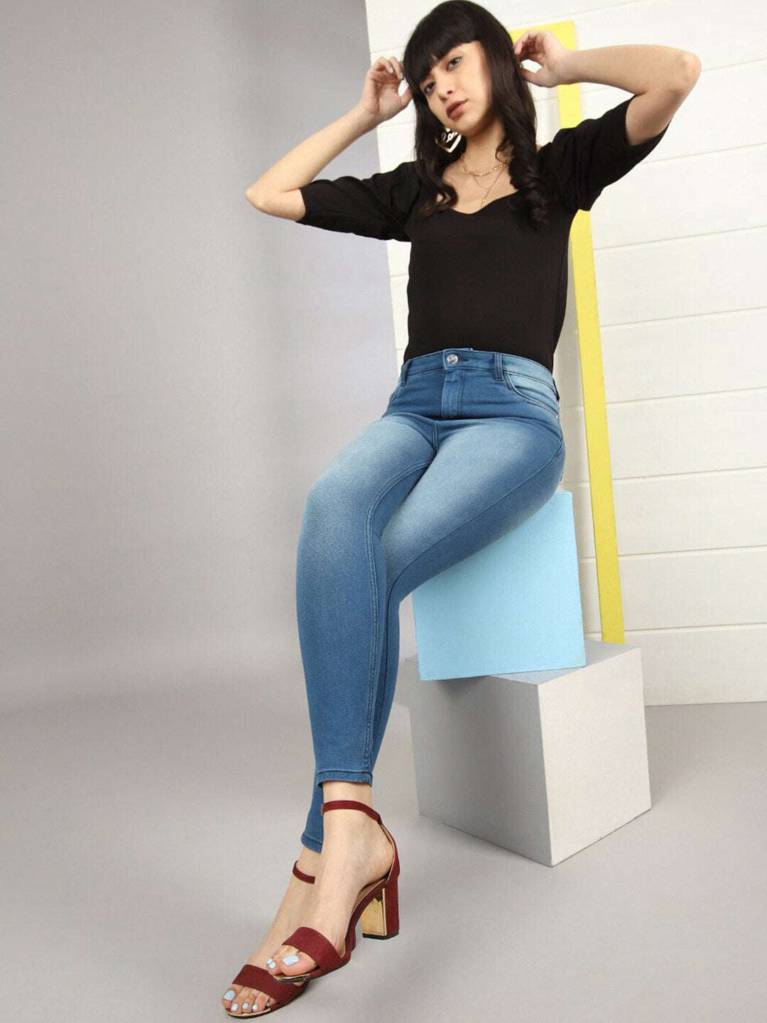 Women's Casual Skinny Fit Jeans