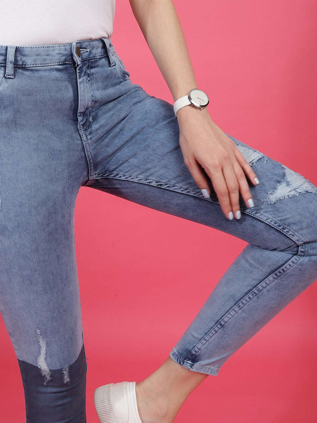 Women's Solid Jeans