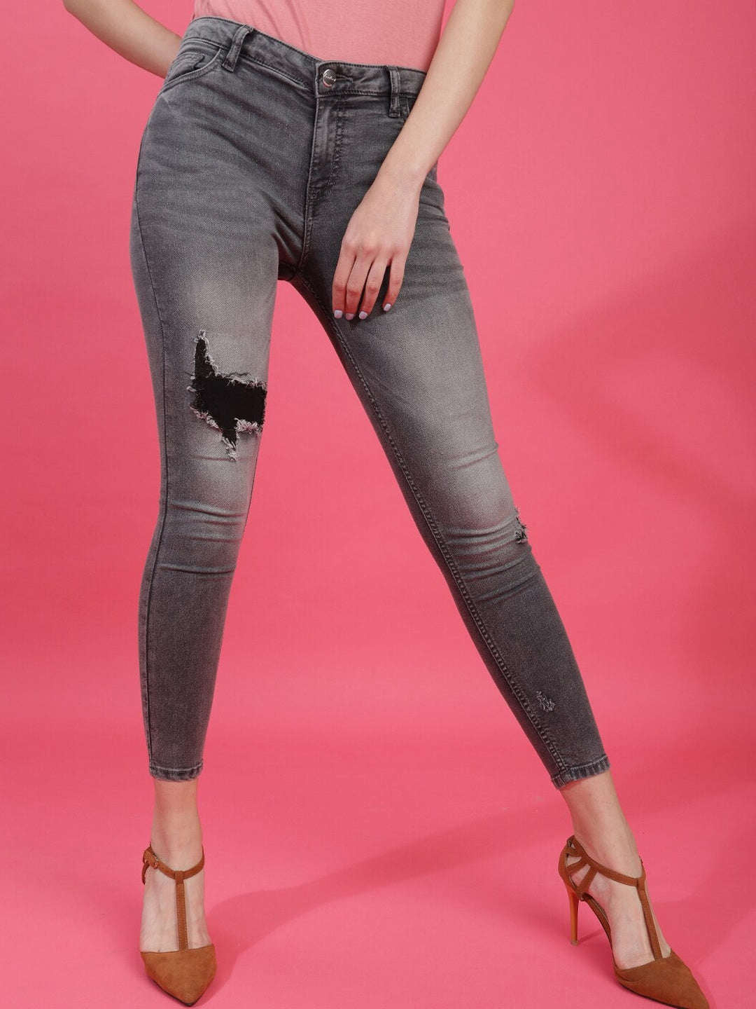 Women's Solid Jeans
