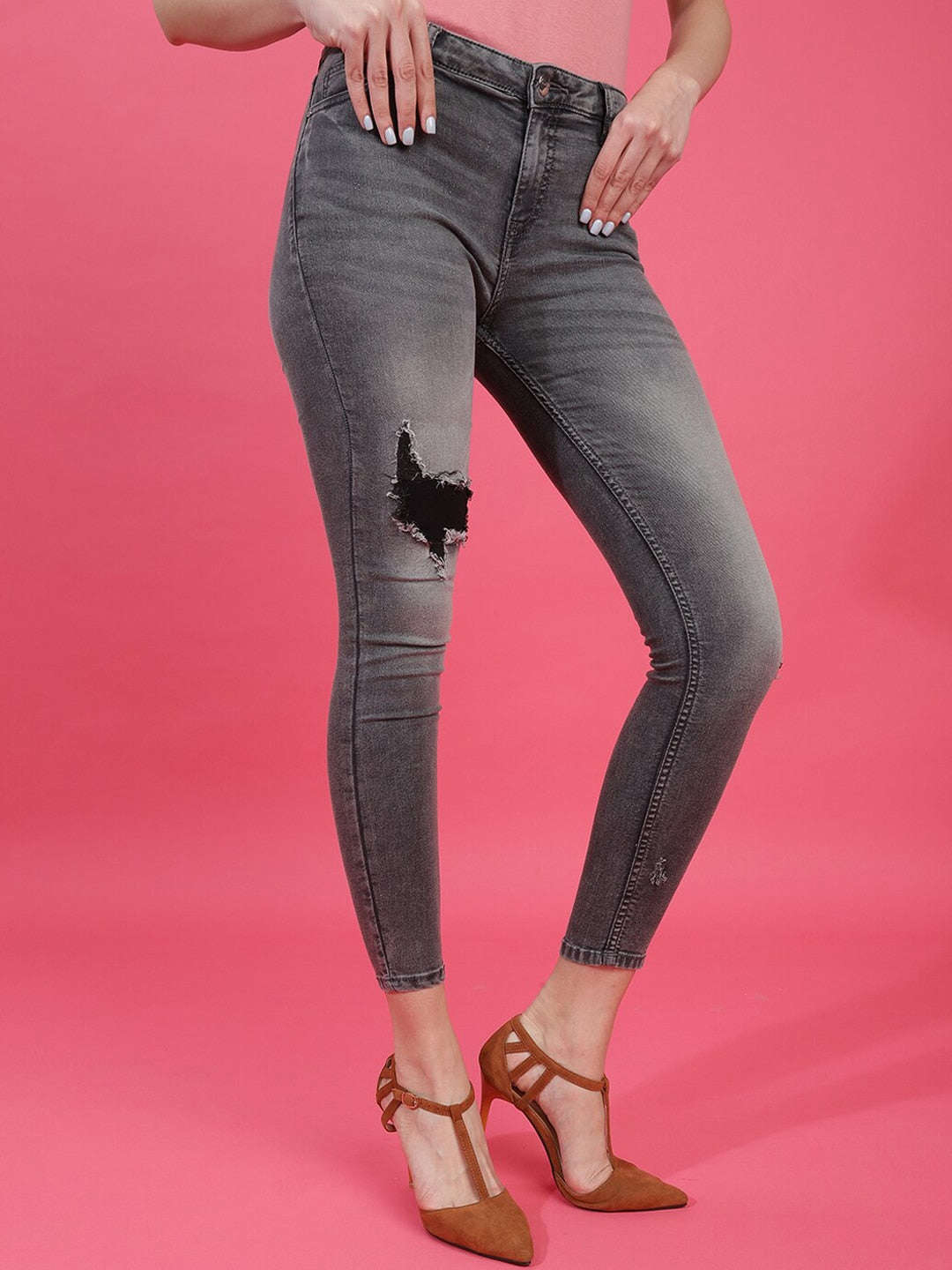 Women's Solid Jeans