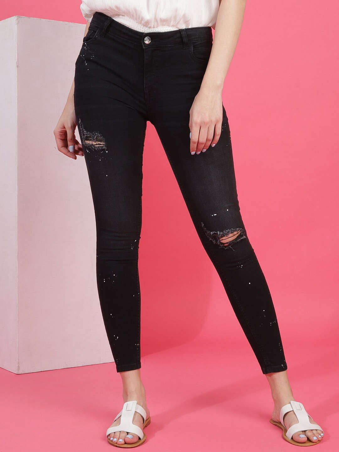 Women's Solid Jeans