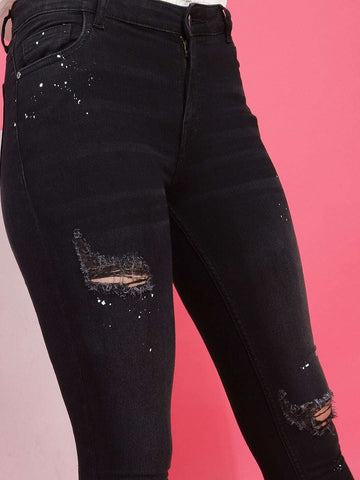 Women's Solid Jeans