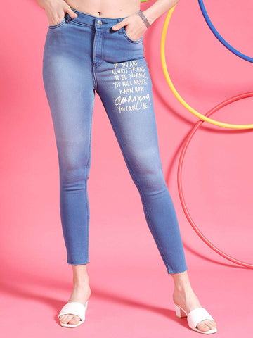 Women's Streetwear Skinny Fit Jeans