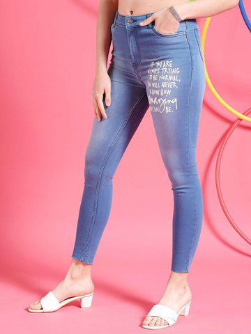 Women's Streetwear Skinny Fit Jeans