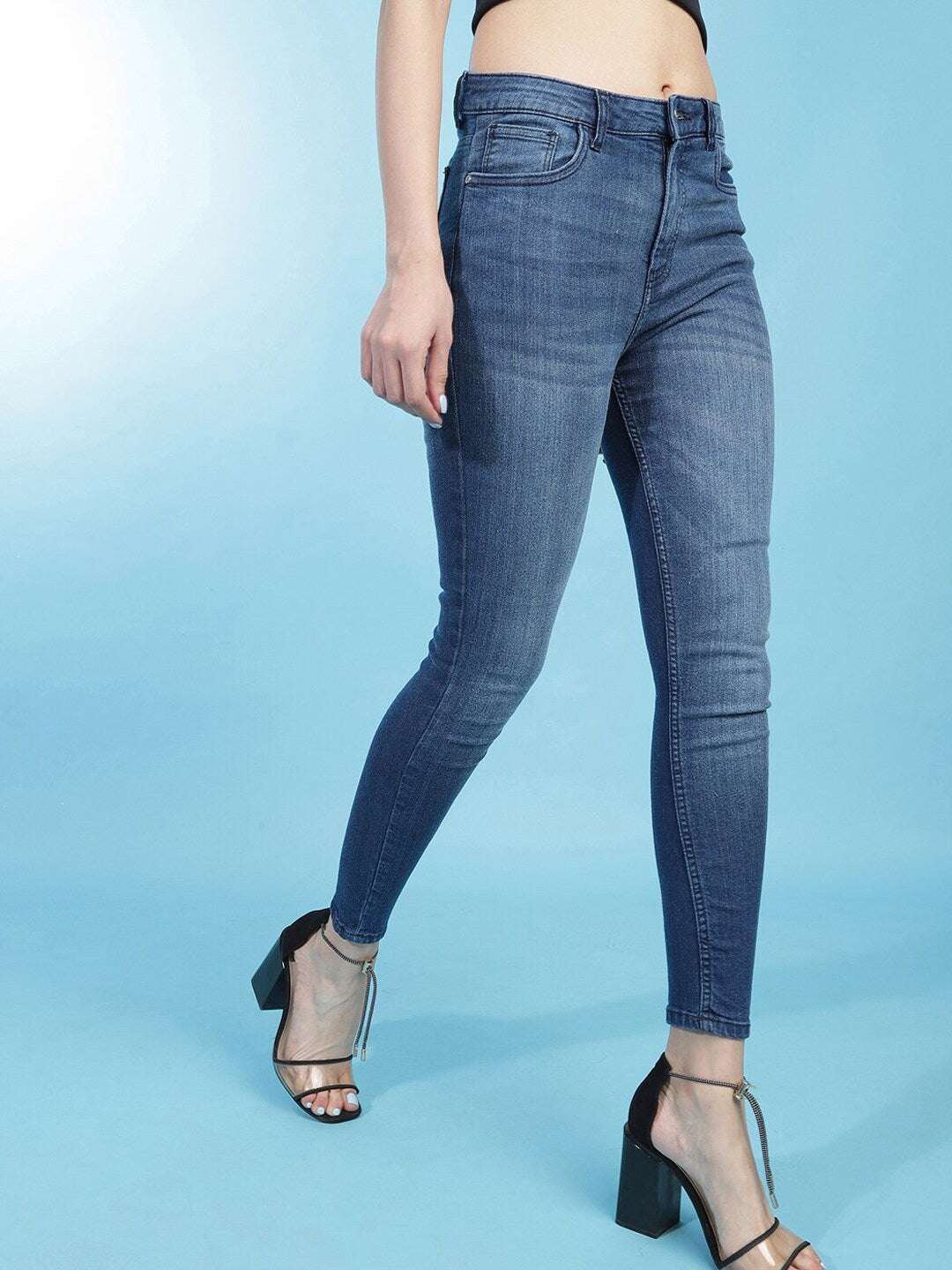 Women's Casual Slim-Fit High-Rise Jeans