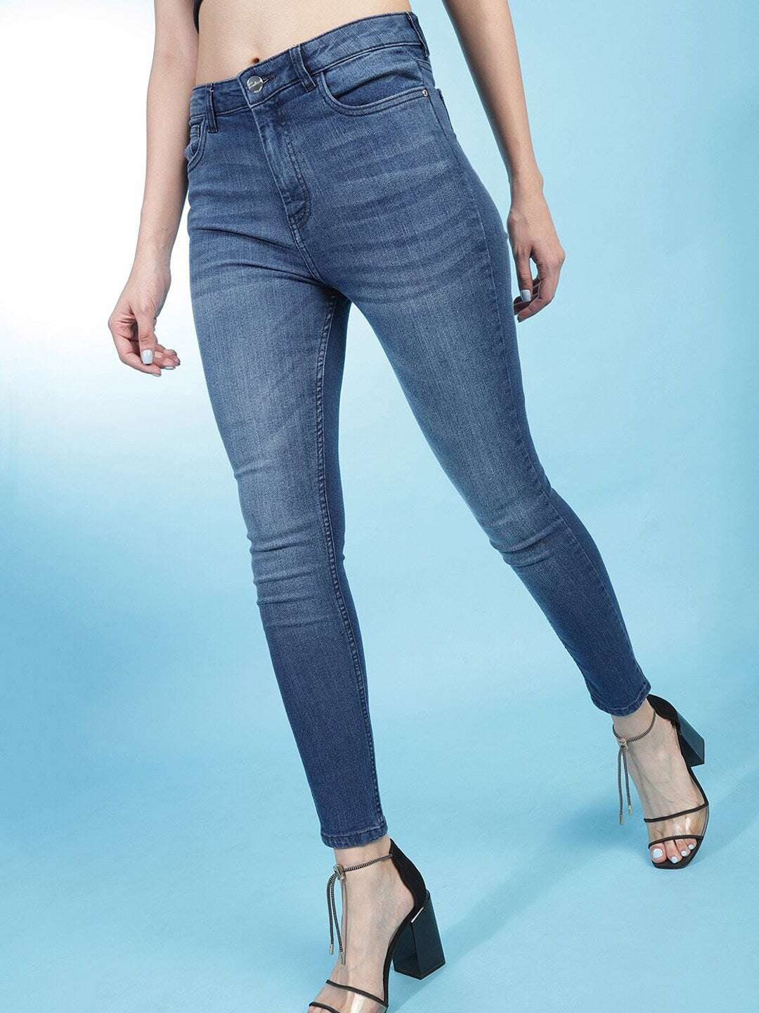 Women's Casual Slim-Fit High-Rise Jeans