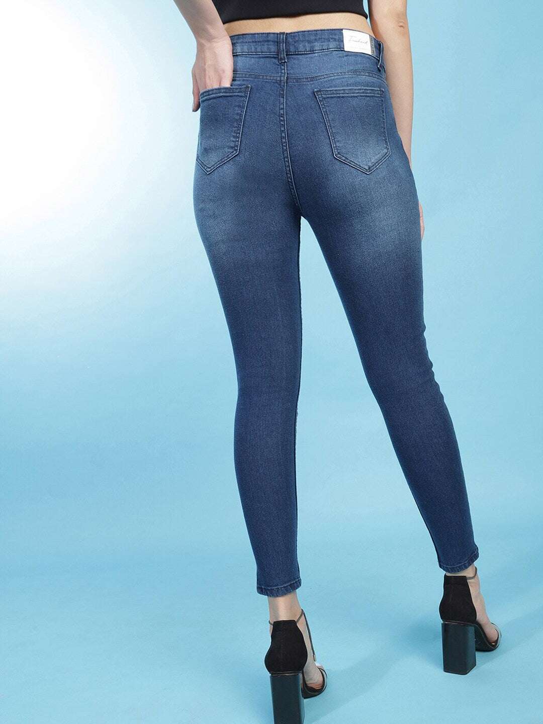 Women's Casual Slim-Fit High-Rise Jeans