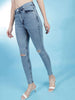 Women's Distressed Slim-Fit Jeans