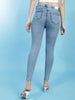 Women's Distressed Slim-Fit Jeans