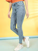 Women's Printed Slim-Fit High-Rise Jeans