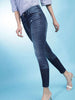 Women's Distressed Slim-Fit Jeans