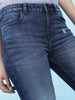 Women's Distressed Slim-Fit Jeans