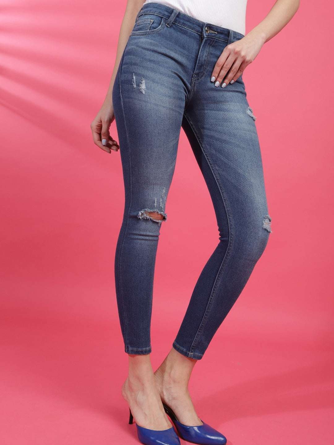 Women's Solid Jeans