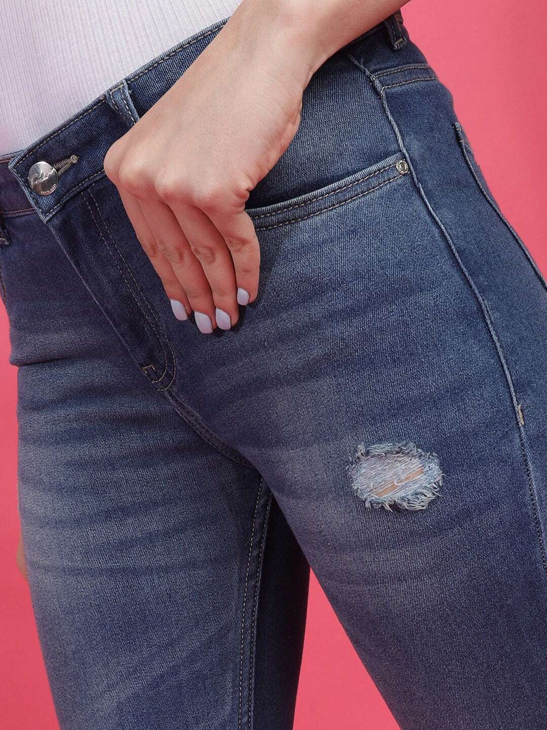 Women's Solid Jeans