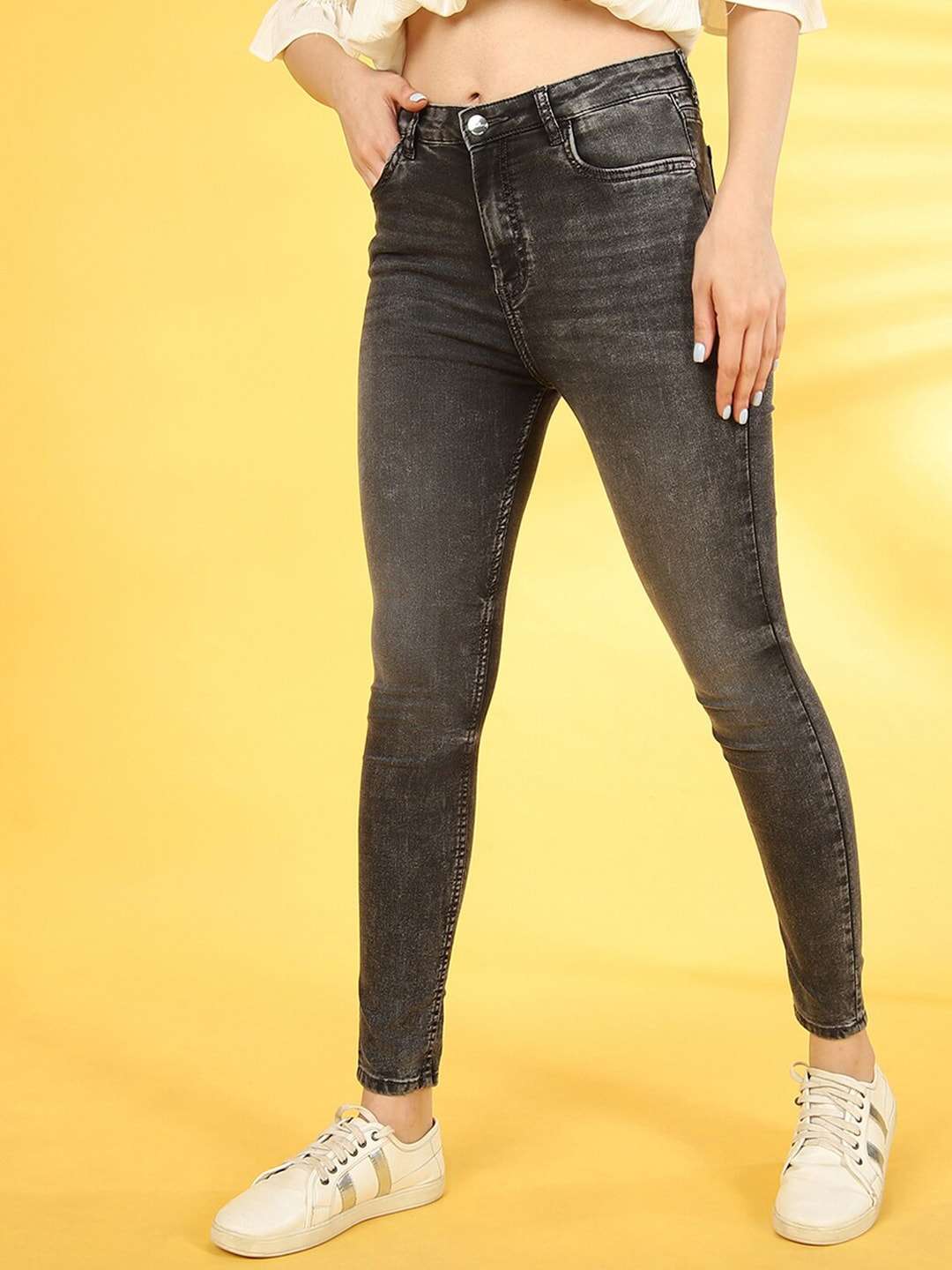 Women's Casual Slim-Fit High-Rise Jeans