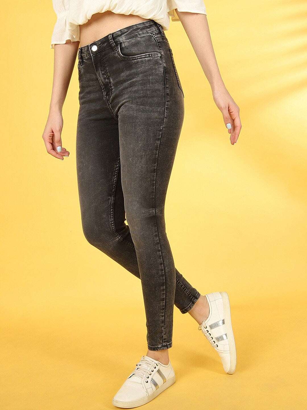 Women's Casual Slim-Fit High-Rise Jeans