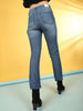 Women's Printed Straight Fit Jeans