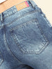 Women's Distress Straight Fit Jeans