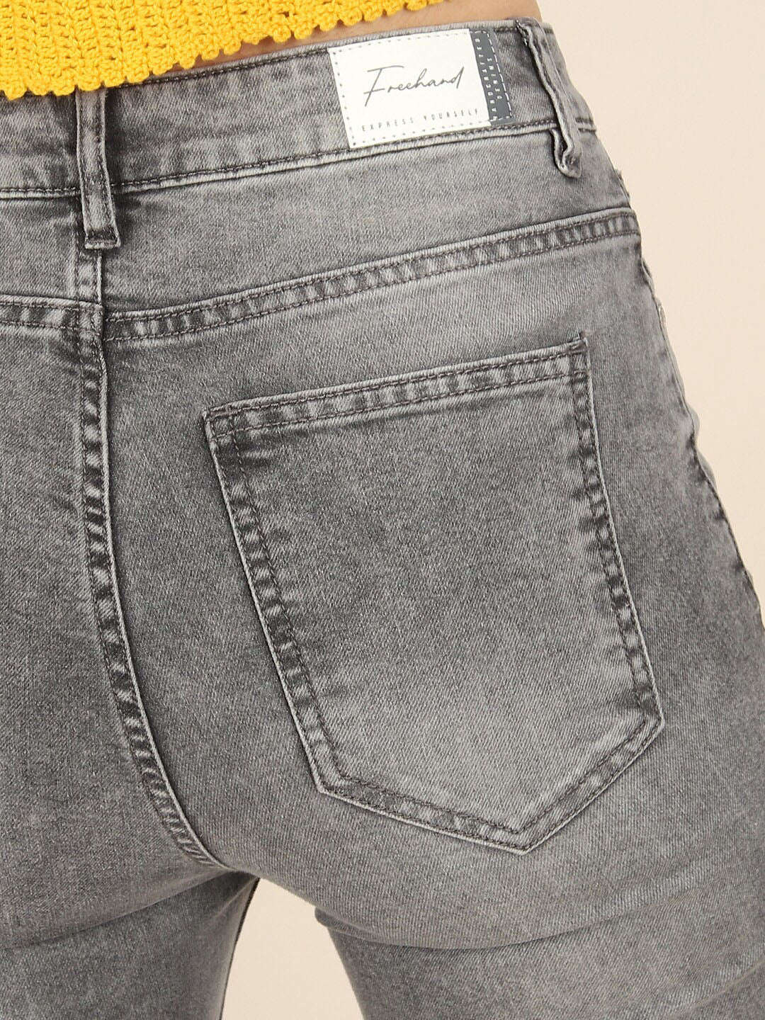 Women's Distress Straight Fit Jeans