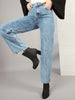 Women's 2 Tone Denim Wide Leg Jeans