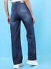 Women's 2 Tone Denim Wide Leg Jeans