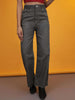 Women's 2 Tone Denim Wide Leg Jeans